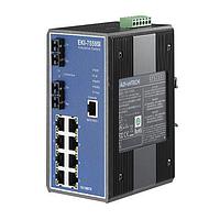 Advantech EKI-7559SI-AE ອຸປະກອນສະຫນັບສະຫນູນ Ethernet ຈຳນວນ 8+2 ພອດ 100FX S.M. Managed Switch(Wide