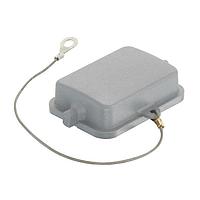 HARTING 09300065416 ຝາພາກເຄື່ອງ 6B ປລາດສຕິກ ສໍາລັບການປົກຄຸມຕູ້, ຄົບເລື່ອງເລືອກເອງ, ມີສາຍຜູກ