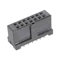 HARTING 09195146824741 Receptacles SEK/IDC THR/SMC Low Profile straight female, 4.5mm tails, 14pin, PL2, 400pc reel