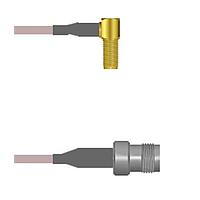 Amphenol Custom Cable Q-2S04N000H018i ສາຍສະບັບ RF SMA-RJB/TNC-SJ G142 18I