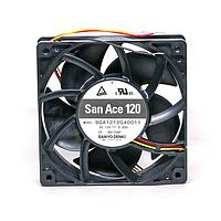 Sanyo Denki 9GA1224S4002 ພັງລົມ Axial DC Axial, 120x120x25mm, 24VDC, ພະລັງງານຕ່ຳ