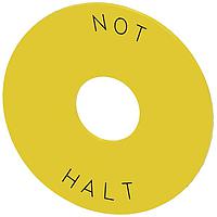 SIEMENS A6X30143994 ຈາກພາກການຢຸດຉົງສະຫນັບສະຫນູນ EMERGENCY STOP BACKING PLATE. ເຫຼືອງ