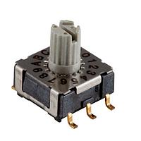 Same Sky (formerly CUI Devices) RDS-16S-74385-SMT-TR ສະຫນັບ DIP Rotary DIP Switch, 7.4 x 7.4 x 3.85 mm, 16 pos, SMT,TR
