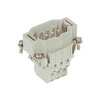 HARTING 09330062672 ອິນເຊີດ MALE INSERT HAN 6ESS CAGE CLMP