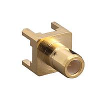 Linx Technologies - TE Connectivity CONSMB001-G ຕູ້ເຊື່ອມຕໍ່ PCB SMB Jack 50 Ohm PCB Through Hole