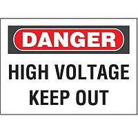 Panduit PRS1014D73 ປ້າຍແລະສັນຍານບໍ່ມີການຕິດຕັ້ງ ປ້າຍແບບເຄື່ອງຫຼາຍພິເສດ Polythylene'Danger