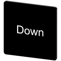 SIEMENS 3SU19000AE160DM0 ປ້າຍປ້າຍປ້າຍ, ປ້າຍປ້າຍ INSCR. LABEL, ສີດຳ 27 X 27MM, ລົງ