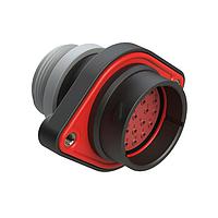 Amphenol SINE Systems AHDP02-24-23PT-STA ຕົວເຊື່ອມຕໍ່ 23 ຕໍ່ຕຳແໜ່ງ ຕິດຕັ້ງບົດບົດປ່ານ, ກະແຈ, ຂະໜາດປົງ 24, ຢ່າງປິດທີ່ມີໃບບາບບາງ (ສີເທົາ), ຕົວແປງກະທົບເລັກ