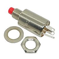 Switchcraft 923D ປຸ່ມກົດສີແດງຕິດຕັ້ງພາຍຫຼັງແຜ່ນປະຕູ 0.250