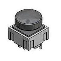 E-Switch 330.02E11.08BLK ປຸ່ມກົດສະຫນອງສີດຳ Push Button PC Mnt Switch