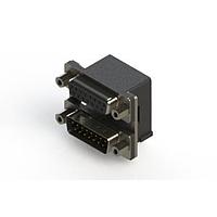 EDAC 664-015-264-006 ຕູ້ສະຫນອງ Dual Port D-Sub ມຸມຂວາ ຕູ້ສະຫນອງ Dual Port D-Sub