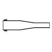 Raychem - TE Connectivity QFT1-130/42-0 ຢຸບປຸກຮູບ 60mm Boot