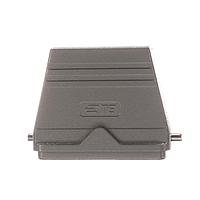 AMP Connectors - TE Connectivity T1320480136-000 ຝາກົງກັນ Hood PG36 ການເຂົ້າທາງດ້ານບູດ ອະລູມິເນຍການກະທົບຕົວຕົນ