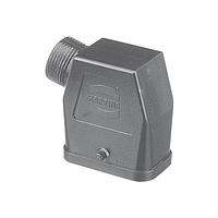 HARTING 09120080527 ຝາພາກ PLASTIC HOOD STD BLK 1 LVR LCKING