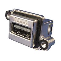 Amphenol Commercial Products MUSBR-A111-402 ຕົວເຊື່ອມ USB ປະເພດ A Rugged USB Gen 2.0 ປະເພດ A Recpt R/a
