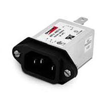 Ohmite AFM-A10 ໂມດູນເຂົ້າພະລັງ AC ຟາສດຽວ, ຕູ້ກວດໄຟຟ້າ IEC ຕົວກັບກັນເສັ້ນພະລັງ 250VAC, 10Amp, 50/60Hz