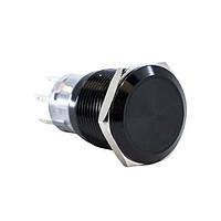 E-Switch PV4F2G011-331 ປ້ອງກັນການທຳລາຍ Anti-vandal, DPDT, On-On, ຕິດຕັ້ງບ່ອນປະຕູ, ດ້ານໜ້າ, ສີດໍາ, LED, ສີຂຽວ, IP65