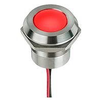 APEM Q22Y5SXXSR12E ອິນດິເຄເຕີ Supr Bright RED LED 12VDC 22mm Stls Stl