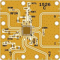Quantic X-Microwave XM-B9U7-0909D ບອດປະເມີນຜົນ Downconverters, ADMV1014SMT
