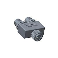 Amphenol LTW YA-A03F-A03M-A03M-01 ຕົວເຊື່ອມຕໍ່ມິດຕຣິກວົງກົມ Circular Metric Connector, Y Adaptor, ເຫຼັກ, A Coding, 4A, 03 ຂາຍືນ, (ສິ້ນ 1) ຜູ້ຍິງ ຜູ້ຍິງ, (ສິ້ນ 2) ຜູ້ຊາຍ ຜູ້ຊາຍ, (ສິ້ນ 3) ຜູ້ຊາຍ ຜູ້ຊາຍ, ການດັບສອດດ້ວຍກະແຈ, IP68 ທີ່ຕິດກັນ