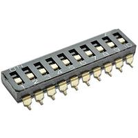 E-Switch KAE01SGGR ສະຫນັບ DIP 1 ຕຳແໜ່ງ ປະຕິບັດການຕັດອອກໂດຍບໍ່ມີການປິດກັນ ຮູບແບບປີກນົກ