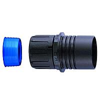 HellermannTyton 166-90011 ຕົວຫຼຸດທາງທ່ານອົງຄະ HelaGuard ບໍ່ເປັນແຫຼ່ງແລະ IP68 Conduit Reducer, 0.75" ຫາ 0.50" ໃບວົງ, PA66, ສີດຳ, 5/ຊຸດ