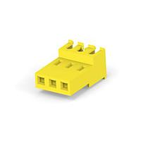 AMP Connectors - TE Connectivity 3-640605-3 ການປະກອບ Receptacle 03P MTA156 CONN ASSY 20AWG LF
