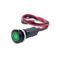 Mallory Sonalert FL1A-12FW-1-G12V ໄຟສະແດງບົດບົວ LED ສີຂຽວ 12MM ແມັດ 12VAC/DC