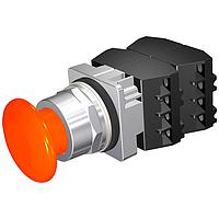 SIEMENS 52PM9W8D Pushbutton PUSHBUTTON,MOM,ORG,1 3/4" PLST,2POS,4BJK