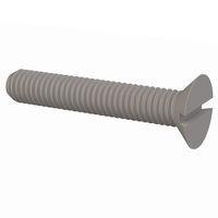 Essentra Components 50M060100H035 ສະກຣູຫຼັກສະກັດຊອດ 90 Slotted CSK Screw, M6 X 1 Thread, 35mm Lg