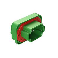 Amphenol SINE Systems AT15-08PC-BM03 ຕົວເຊື່ອມຕໍ່ Str Flng Mnt PCB Rcp 8POS Grn Tin Cont C