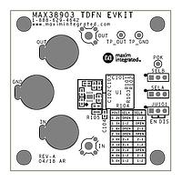 Analog Devices MAX38903EVKIT#TDFN ຕົວຄວບຄຸມແຮງໂຕລະສະຕິ LDO 1A, 5VRMS Low Noise LDO Linear Regulator