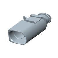 AMP Connectors - TE Connectivity 1-1703543-0 ທາບ ເຮາຊິ້ງ 2POS,TAB 2.8X0.8,TAB HSG,ASSY