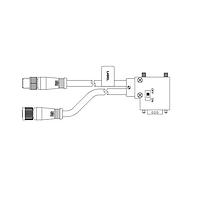 Molex 1200980053 ເສັ້ນສາຍອ່ານສະເຫຼີມ / ເສັ້ນສາຍກະທົບ MIC 5P M/MFE ໄປ VERT DSUB 5M S