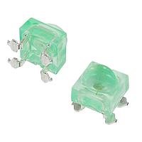 Broadcom ALMD-LM38-24002 ໄຟ LED ສີເດັ່ນເດັ່ນ 4MM ສີຂຽວ InGaN 40x100deg