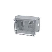 Bud Industries PN-1323-CMB ກະບອງຄຸ້ມຄອງໄຟຟ້າ IP65 NEMA 4X ມີຝາທີ່ແຈ້ງແລະຂາຍຕິດຕັ້ງ (4.5 X 3.5 X 2.2 ນິ້ວ)