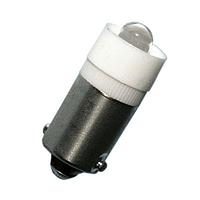 JKL Components LE-BA9S-55W ເຄື່ອງສະແດງແສງ LED ສີຂາວ 55V AC/DC T-3 1/4 ຖົງບາໂນເຍດ