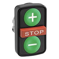 SCHNEIDER ZB4BA731357 ສະວິດຊ໌ອັກຕູເວະ BLK BEZEL FLUSH 3 BTTN STOP GRN/GRN