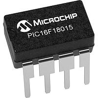 Microchip Technology PIC16F18015-E/P MCUs 14KB Flash, 128EE, 1KB RAM, 10b ADC, PWM, CCP, HLT, WDT, PPS, EUSART, SPI/I2C