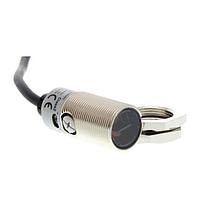 OMRON E3FB-DP12 2M ເຊັນເຊີ Photoelectric ທີ່ມີເຄື່ອງຂະຫຍາຍສຽງໃນຕົວ (300 mm, Diffuse reflective, metal, PNP, Cable 2m)