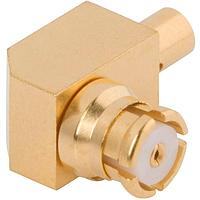 Amphenol SV Microwave 1222-4004 ຕົວເຊື່ອມສາຍສະເພນ SMP F Conn, Swept R/A ສໍາລັບສາຍ .047