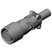 JAE Electronics JK06EF10SN2-F0 ຕົວເຊື່ອມມີລສະປັກວົງກົດ 10 ຕຳແໜ່ງ, ປຸ່ມຮັບ, ປຸ່ມຢືດສາຍສະເພາະ