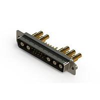 EDAC 627-17W5622-5NA ຕົວເຊື່ອມຕໍ່ Mixed Contact D-Sub Connectors Vertical Combo Dsub