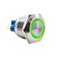 E-Switch PV8F2Y0SS-335 ຕ້ານການທຳລາຍ 2A 48VDC ໄຟ LED ສີຂຽວ 25mm DPDT