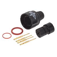 Amphenol Alden 300482 ຕົວເຊື່ອມ Ovr Mld Sldr Cup Plg Kit Cbl Mnt 4P 22AW