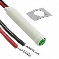 VCC 2113A5 ຕົວຊີ້ວັດຕົວຢ່າງຕອນຕິດຕູ້ແນວຜະລິດ Neon ສີຂຽວກະຈາຍແບບ 5/16" ຮູບຮ່າງຕິດຕູ້