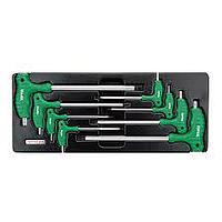 OPTUL GAAT0804 - 8PCS - L-Type Two Way Star & Tamperproof Key Wrench Set