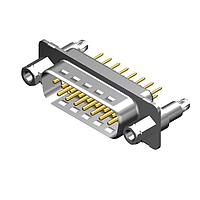 Molex / FCT 173109-0536 ຕົວເຊື່ອມ D-Sub - ຄວາມໜາ້ຄວາມຖືກມາດຕະຖານ FCT DSUB STR PLG 9 PN W/SNAPIN M3