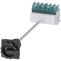 SIEMENS 3LD21133VK51 ສະຫນາມສະຫນອງການຫຼິ້ນລົດ ROTARY DISC SW 25A DOOR ROT HDL 4HOLE BLK 6P