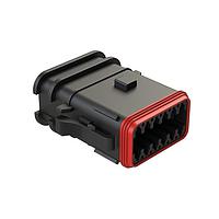 Amphenol SINE Systems AT06-12SB-OMRDBLK ກ່ອງເຊື່ອມຕໍ່ລົດຍນະໄຫລ 12 ຕຳແໜ່ງ ປລັກທີ່ມີການຄຸ້ມຄອງດ້ວຍວັດຖຸທີ່ຫຼາຍ, ປລັກ, ການປິດກັນທີ່ຫຼຸດລົງ, ການລະບຸຄີ B, ສີດໍາ